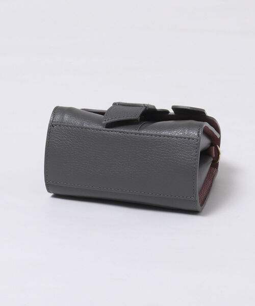 NOLLEY’S(ノーリーズ)の「【roberto pancani/ロベルトパンカーニ】2トーンミニレザーポシェット(ショルダーバッグ・レディース・グレー系その他3/ベージュ系その他3・FREE)」の4枚目の写真