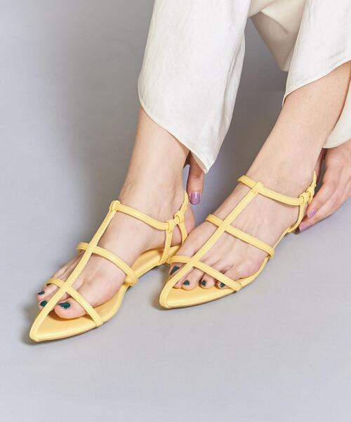 BEAUTY&YOUTH UNITED ARROWS（ビューティーアンドユースユナイテッドアローズ）の「スマートライン ポインテッド サンダル（サンダル・レディース・ブラック/ホワイト/イエロー・36/36h/37/37h/38）」の21枚目の写真