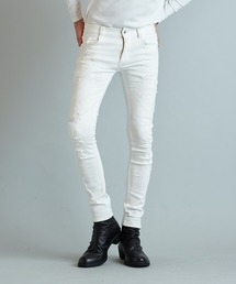 【NO ID.】Destroy Skinny Denim Pants / デストロイ スキニー デニム パンツ