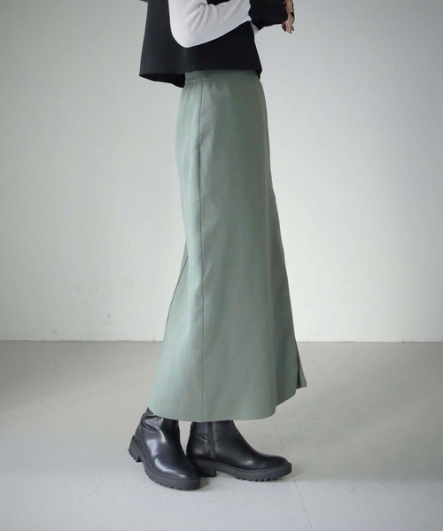 cheriella（シェリエラ）の「【cheriella】WEB限定ファスナースリットタイトスカート（スカート・レディース・ベージュ/マスタード/カーキ/ブラック・M）」の22枚目の写真