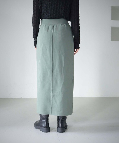 cheriella（シェリエラ）の「【cheriella】WEB限定ファスナースリットタイトスカート（スカート・レディース・ベージュ/マスタード/カーキ/ブラック・M）」の10枚目の写真