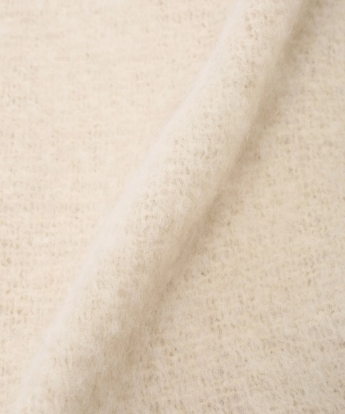 ALEXIA STAM（アリシアスタン）の「Scarf & Beret Set/マフラー&ベレー帽セット（マフラー・レディース・ブラック/アイボリー/グレー・FREE）」の15枚目の写真