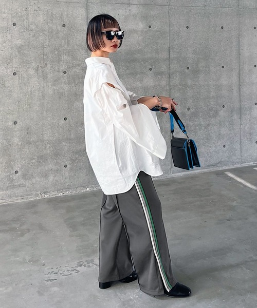 PAGEBOY（ページボーイ）の「ラインジャージパンツ（スウェット