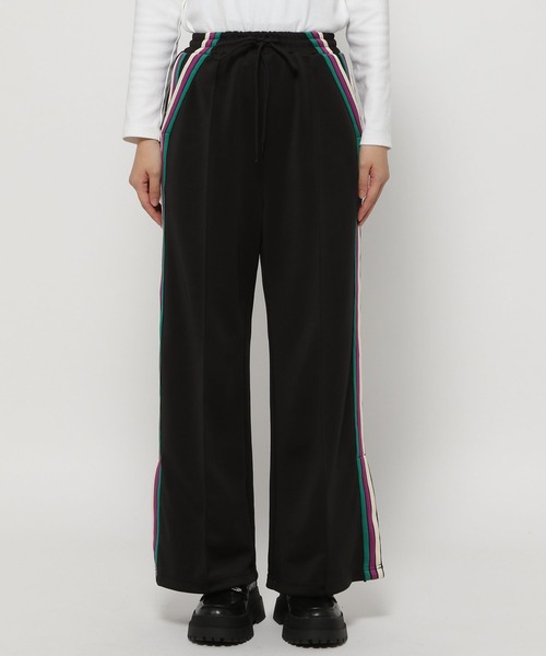 PAGEBOY（ページボーイ）の「ラインジャージパンツ（スウェットパンツ・レディース・ブラック/チャコールグレー・FREE）」の20枚目の写真