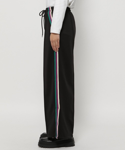 PAGEBOY（ページボーイ）の「ラインジャージパンツ（スウェットパンツ・レディース・ブラック/チャコールグレー・FREE）」の21枚目の写真