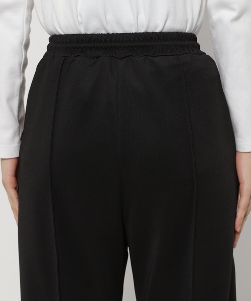 PAGEBOY（ページボーイ）の「ラインジャージパンツ（スウェットパンツ・レディース・ブラック/チャコールグレー・FREE）」の4枚目の写真