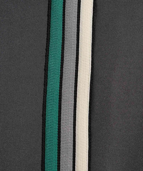 PAGEBOY（ページボーイ）の「ラインジャージパンツ（スウェットパンツ・レディース・ブラック/チャコールグレー・FREE）」の9枚目の写真