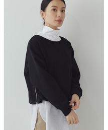 ◆サイドジップレイヤードプルオーバー