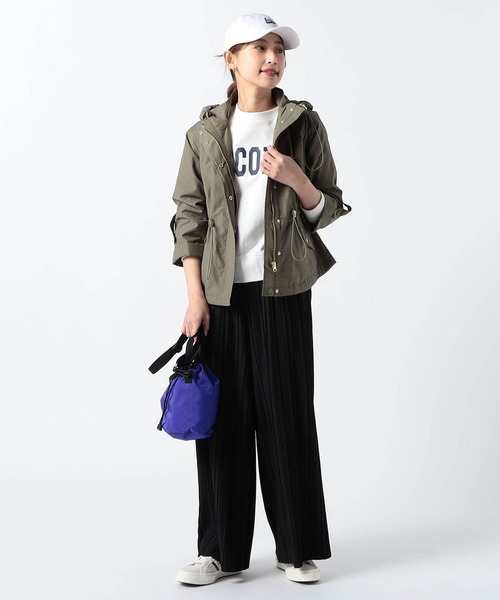 Grand PARK（グランドパーク）の「カットオフ可能　BOXプリーツパンツ（その他パンツ・レディース・イエロー/ブラック/サックスブルー・MEDIUM/LARGE）」の14枚目の写真