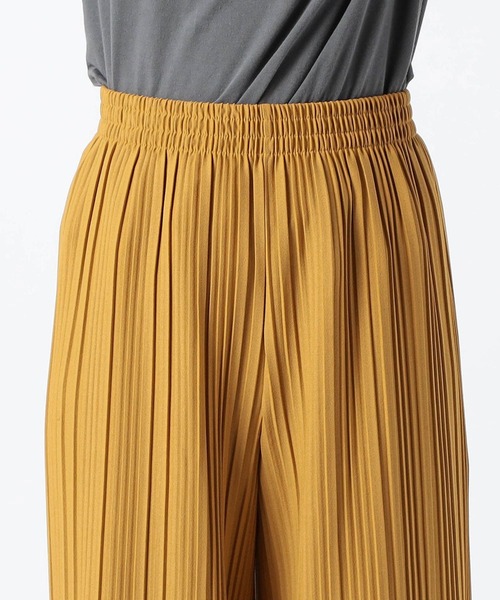 Grand PARK（グランドパーク）の「カットオフ可能　BOXプリーツパンツ（その他パンツ・レディース・イエロー/ブラック/サックスブルー・MEDIUM/LARGE）」の10枚目の写真