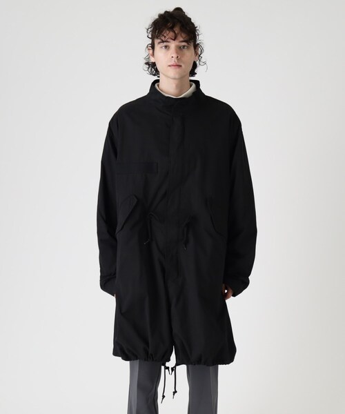 tk.TAKEO KIKUCHI(ティーケータケオキクチ)の「◆ライナー付モッズコート(モッズコート・メンズ・ブラック/ダークグリーン・02/03)」の4枚目の写真