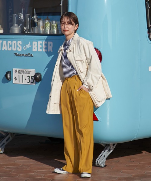 【マナ】　❣️美品　❣️大人気　カフネ　バッグタックデニムブルゾン　Gジャン CONES BOSS（コーンズボス）の「【CONES BOSS × CIAOPANIC