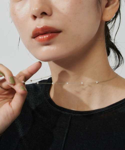 Aunt Marie's（アントマリーズ）の「パールチェーンネックレス（ネックレス・レディース・シルバー/ゴールド・FREE）」の5枚目の写真