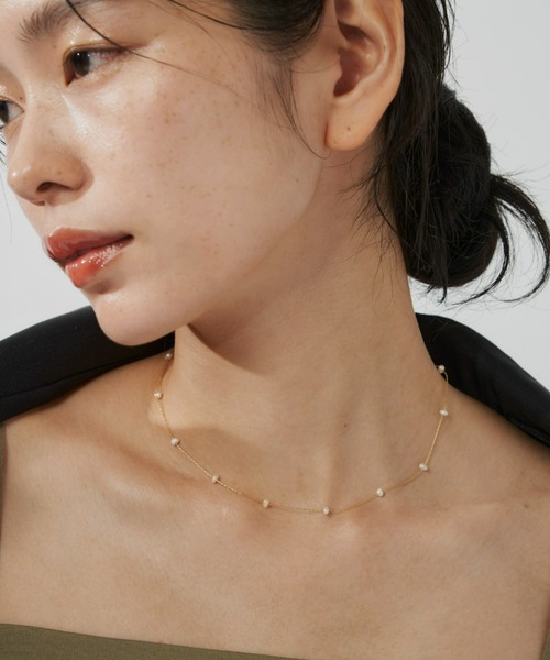 Aunt Marie's（アントマリーズ）の「パールチェーンネックレス（ネックレス・レディース・シルバー/ゴールド・FREE）」の3枚目の写真