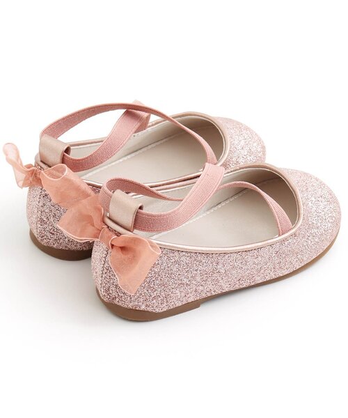 apres les cours（アプレレクール）の「クロスストラップラメパンプス_アプレレクールマシェリ（パンプス・キッズ・ピンク/シルバー・17/18/14/16/15 /19）」の8枚目の写真