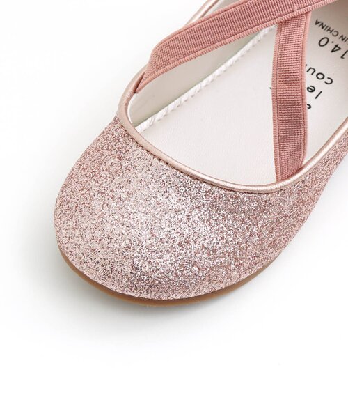 apres les cours（アプレレクール）の「クロスストラップラメパンプス_アプレレクールマシェリ（パンプス・キッズ・ピンク/シルバー・17/18/14/16/15 /19）」の11枚目の写真