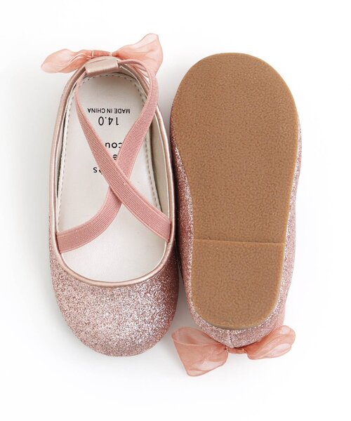 apres les cours（アプレレクール）の「クロスストラップラメパンプス_アプレレクールマシェリ（パンプス・キッズ・ピンク/シルバー・17/18/14/16/15 /19）」の14枚目の写真