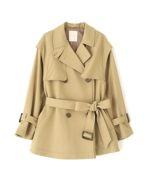FREE'S MART（フリーズマート）の「◆袖取り外し2Wayミドル丈トレンチコート（トレンチコート・レディース・ベージュ・SMALL/MEDIUM）」の17枚目の写真
