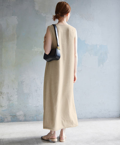 セール】ループツイードキーネックワンピース（ワンピース）｜SLOBE  