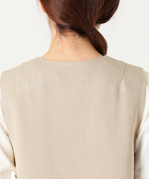 【k.yプロフィール読んで下さい！】新品タグ付 スローブイエナ ワンピース セール】ループツイードキーネックワンピース（ワンピース