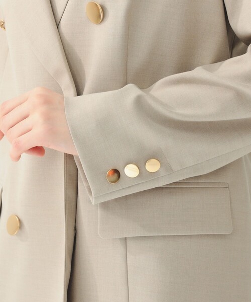B:MING by BEAMS(ビーミングバイビームス)の「B:MING by BEAMS / ダブル ブレスト ジャケット(テーラードジャケット・レディース・ネイビー/ベージュ・MEDIUM/SMALL)」の21枚目の写真