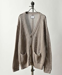 ADAM PATEK | 【ADAMPATEK/アダムパテック】mesh knit cardigan メッシュニットカーディガン(カーディガン/ボレロ)