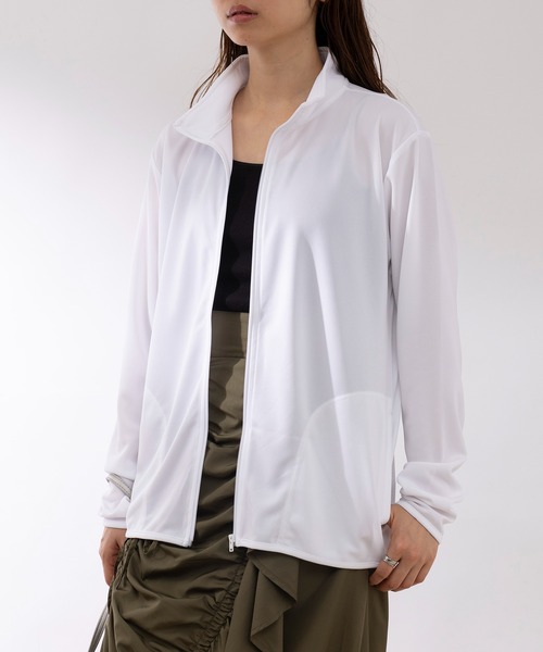 Printstar（プリントスター）の「【Printstar】UVカット！ ◎ 4.4オンス ドライジップジャケット ランニング・スポーツ・フィットネス・ジム・ヨガ 紫外線対策  glimmer 00358（パーカー・レディース・ホワイト/ネイビー/ミント/ライトイエロー/ロイヤルブルー/ブラック/ライトピンク/ダークグレー/ライトブルー/レッド・3L/L/LL/M/S）」の20枚目の写真