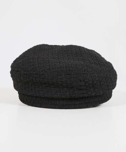 Julia Boutique（ジュリアブティック）の「チェーン付きジュート風キャスケット/23086（キャスケット・レディース・ブラック/ホワイト・ONE）」の15枚目の写真