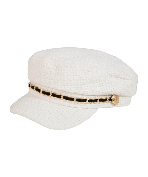 Julia Boutique（ジュリアブティック）の「チェーン付きジュート風キャスケット/23086（キャスケット・レディース・ブラック/ホワイト・ONE）」の21枚目の写真