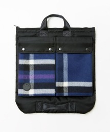 Johnstons of Elgin | 【Johnstons of Elgin / ジョンストンズ オブ エルガン】[別注]ヘルメットバッグ(ショルダーバッグ)