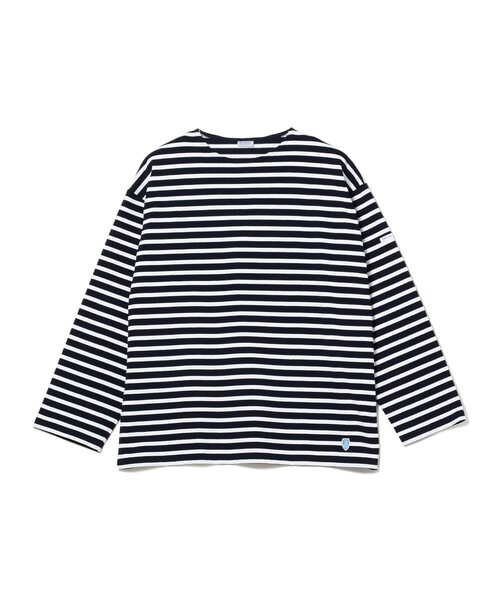 ORCIVAL（オーシバル）の「ORCIVAL / コットンロード ルーズ Tシャツ（Tシャツ/カットソー・メンズ・ナチュラル/ホワイト/ネイビー・3/4/5）」の3枚目の写真