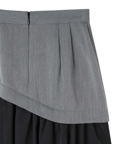Maisones.(メゾネス)の「Round-flap Skirt | ラウンドフラップスカート(スカート・レディース・チャコールグレー/ブラック/ネイビー・1/2)」の21枚目の写真