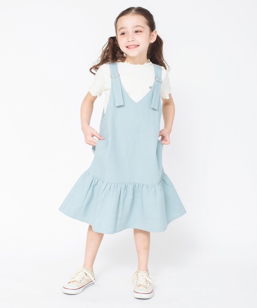 BRANSHES(ブランシェス)の「テレコ半袖Tシャツ(Tシャツ/カットソー・キッズ・その他/イエロー/フューシャピンク/アイボリー/ブラック・130/150/120/140/110/90/100/160)」の8枚目の写真