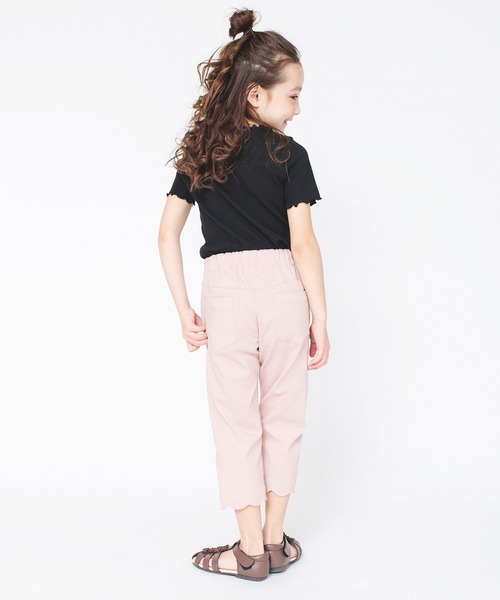 BRANSHES(ブランシェス)の「テレコ半袖Tシャツ(Tシャツ/カットソー・キッズ・その他/イエロー/フューシャピンク/アイボリー/ブラック・130/150/120/140/110/90/100/160)」の12枚目の写真