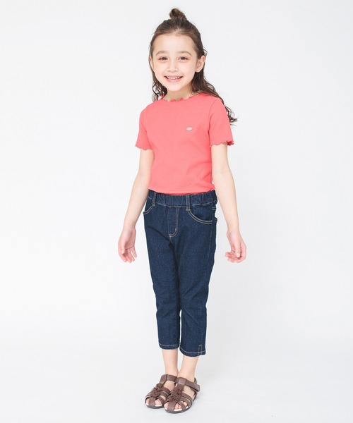 BRANSHES(ブランシェス)の「テレコ半袖Tシャツ(Tシャツ/カットソー・キッズ・その他/イエロー/フューシャピンク/アイボリー/ブラック・130/150/120/140/110/90/100/160)」の7枚目の写真