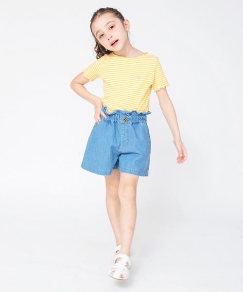 BRANSHES(ブランシェス)の「テレコ半袖Tシャツ(Tシャツ/カットソー・キッズ・その他/イエロー/フューシャピンク/アイボリー/ブラック・130/150/120/140/110/90/100/160)」の10枚目の写真