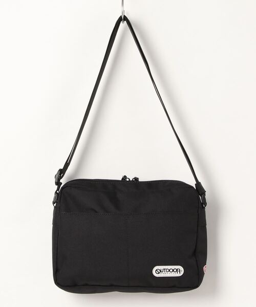 OUTDOOR PRODUCTS（アウトドアプロダクツ）の「SOUTHLAD8　ショルダーバッグ　撥水　ワンポイントブランドロゴ（ショルダーバッグ・メンズ・ブラック/レッド/マスタード・FREE）」の4枚目の写真