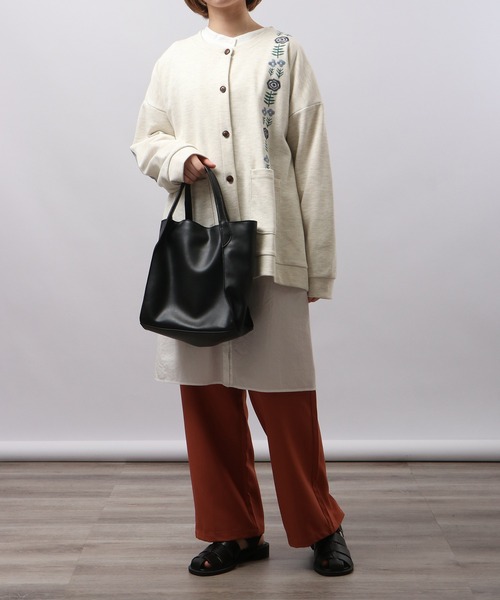 EMAGO エルボーパッチ刺繍カーディガン（カーディガン/ボレロ）｜Emago（イマゴ）