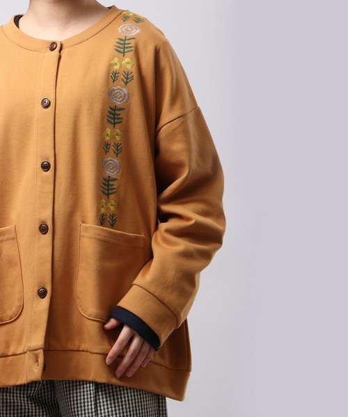 EMAGO エルボーパッチ刺繍カーディガン（カーディガン/ボレロ）｜Emago（イマゴ）
