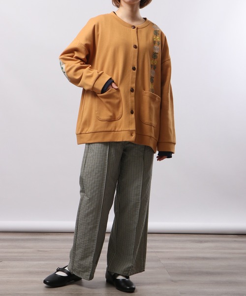 EMAGO エルボーパッチ刺繍カーディガン（カーディガン/ボレロ）｜Emago（イマゴ）