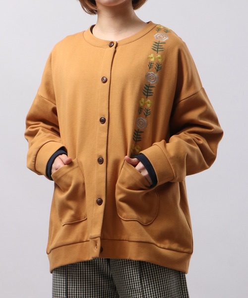 EMAGO エルボーパッチ刺繍カーディガン（カーディガン/ボレロ）｜Emago（イマゴ）