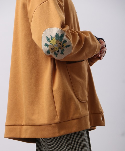 EMAGO エルボーパッチ刺繍カーディガン（カーディガン/ボレロ）｜Emago（イマゴ）