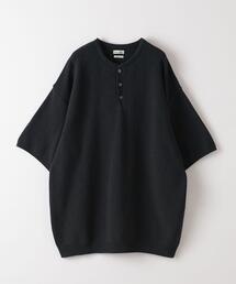 Steven Alan | ＜Steven Alan＞ KUBO HENLEY NECK SHORT SLEEVE KNIT -LOOSE/ニット(ニット/セーター)