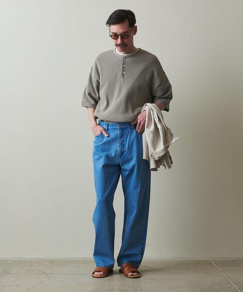 トップス Steven Alan HENLEY NECK KNIT Steven Alan（スティーブンアラン）の「＜Steven Alan＞ KUBO