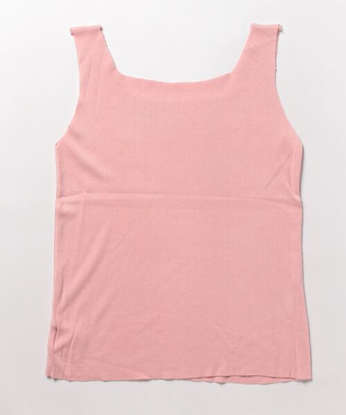 STYLEBLOCK(スタイルブロック)の「スクエアネックニットタンクトップ(ニット/セーター・レディース・ピンク/ブラック/オレンジ/ブルー/ベージュ系その他/イエロー/ホワイト/ブラウン系その他・FREE)」の9枚目の写真