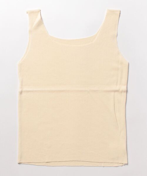 STYLEBLOCK(スタイルブロック)の「スクエアネックニットタンクトップ(ニット/セーター・レディース・ピンク/ブラック/オレンジ/ブルー/ベージュ系その他/イエロー/ホワイト/ブラウン系その他・FREE)」の13枚目の写真