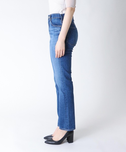 Moname(モナーム)の「Moname MILLA ストレートデニムパンツ(デニムパンツ・レディース・ブルー・24/25/23)」の10枚目の写真