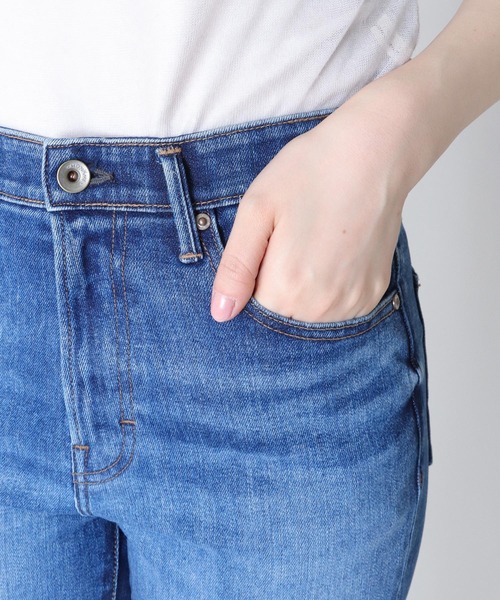 Moname(モナーム)の「Moname MILLA ストレートデニムパンツ(デニムパンツ・レディース・ブルー・24/25/23)」の5枚目の写真