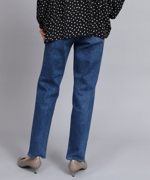 Moname(モナーム)の「Moname MILLA ストレートデニムパンツ(デニムパンツ・レディース・ブルー・24/25/23)」の18枚目の写真