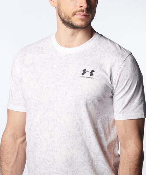 UNDER ARMOUR(アンダーアーマー)の「UAチャージドコットン ショートスリーブTシャツ 〈プリント〉(トレーニング/メンズ)(Tシャツ/カットソー・メンズ・ホワイト・L/XXL/3XL/S/M/XL)」の4枚目の写真
